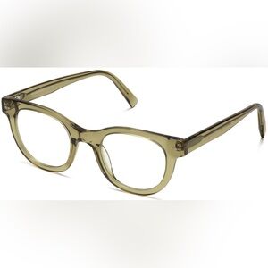 Warby Parker Gideon Blue Light Glasses in Green Tea